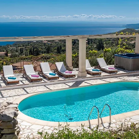 빌라 Armos Stone - Private Pool & Sea Views, By Zantewize Skinária